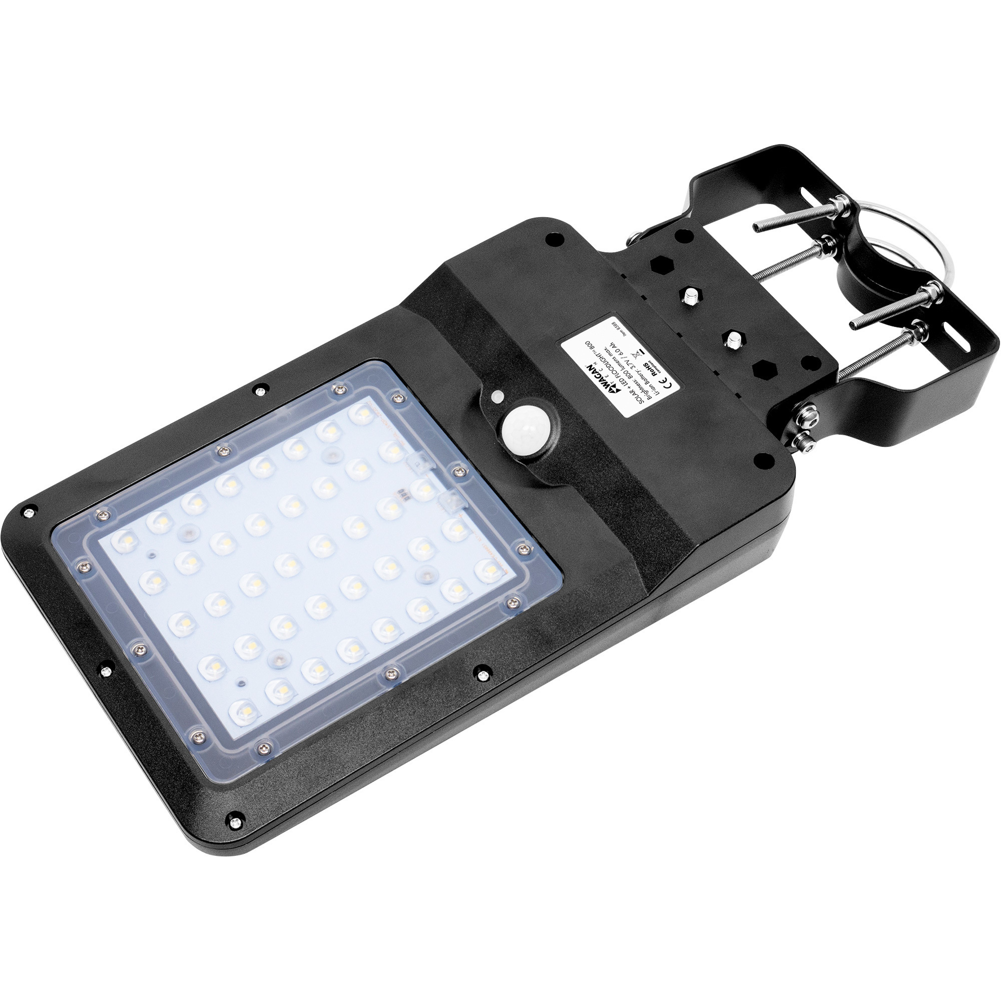 Wagan Tech Solar LED Floodlight with Motion Detection, 800 Lumens, Model# 8588
